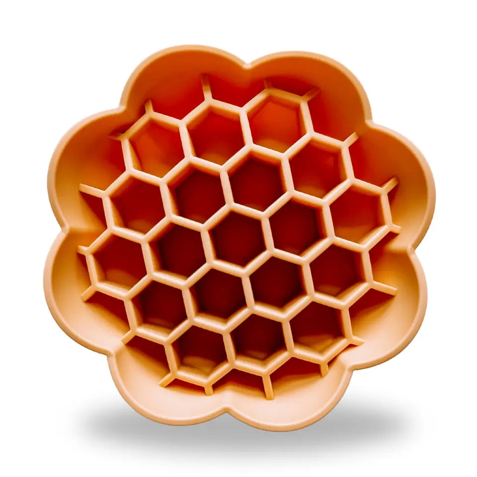 Honeycomb Non-Slip Slow Feeder - Yellow