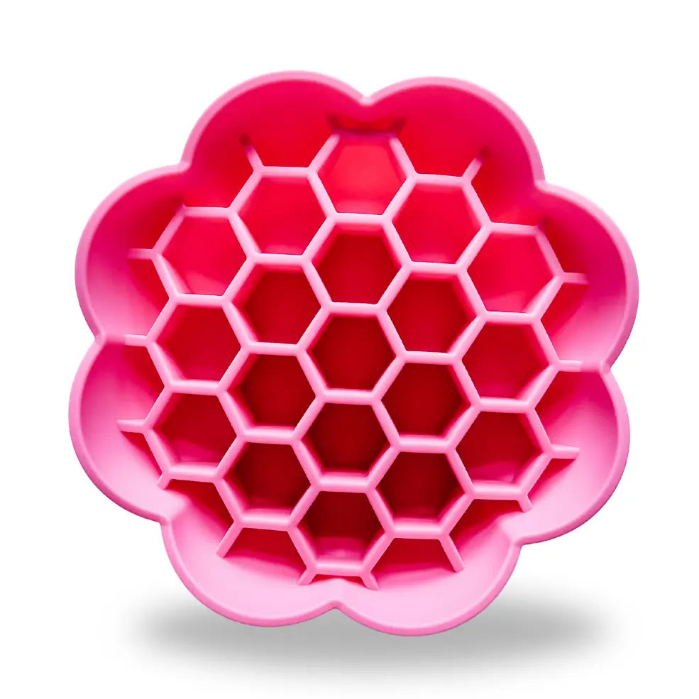 Honeycomb Non-Slip Slow Feeder - Hot Pink