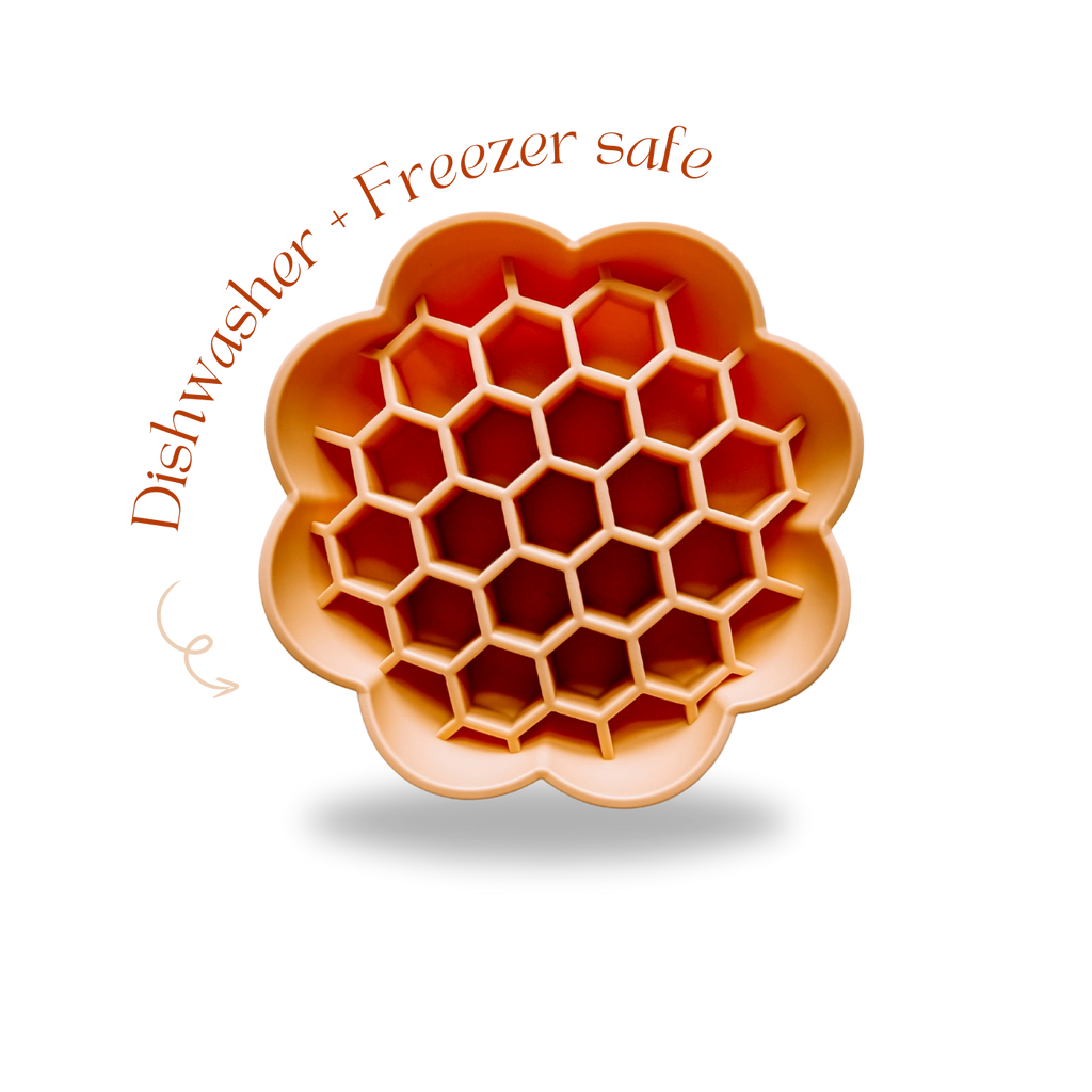 Honeycomb Non-Slip Slow Feeder - Yellow